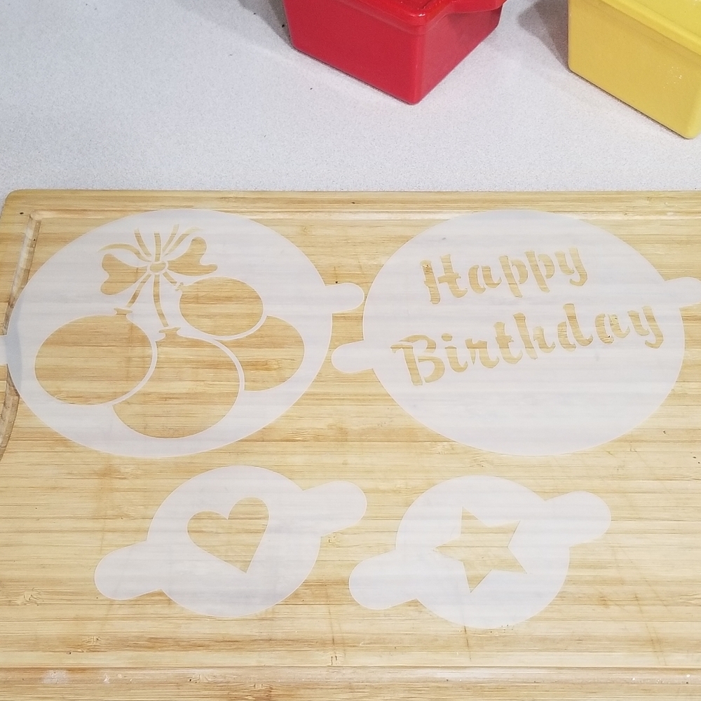 The Pampered Chef Cake Stencils 7pc Set